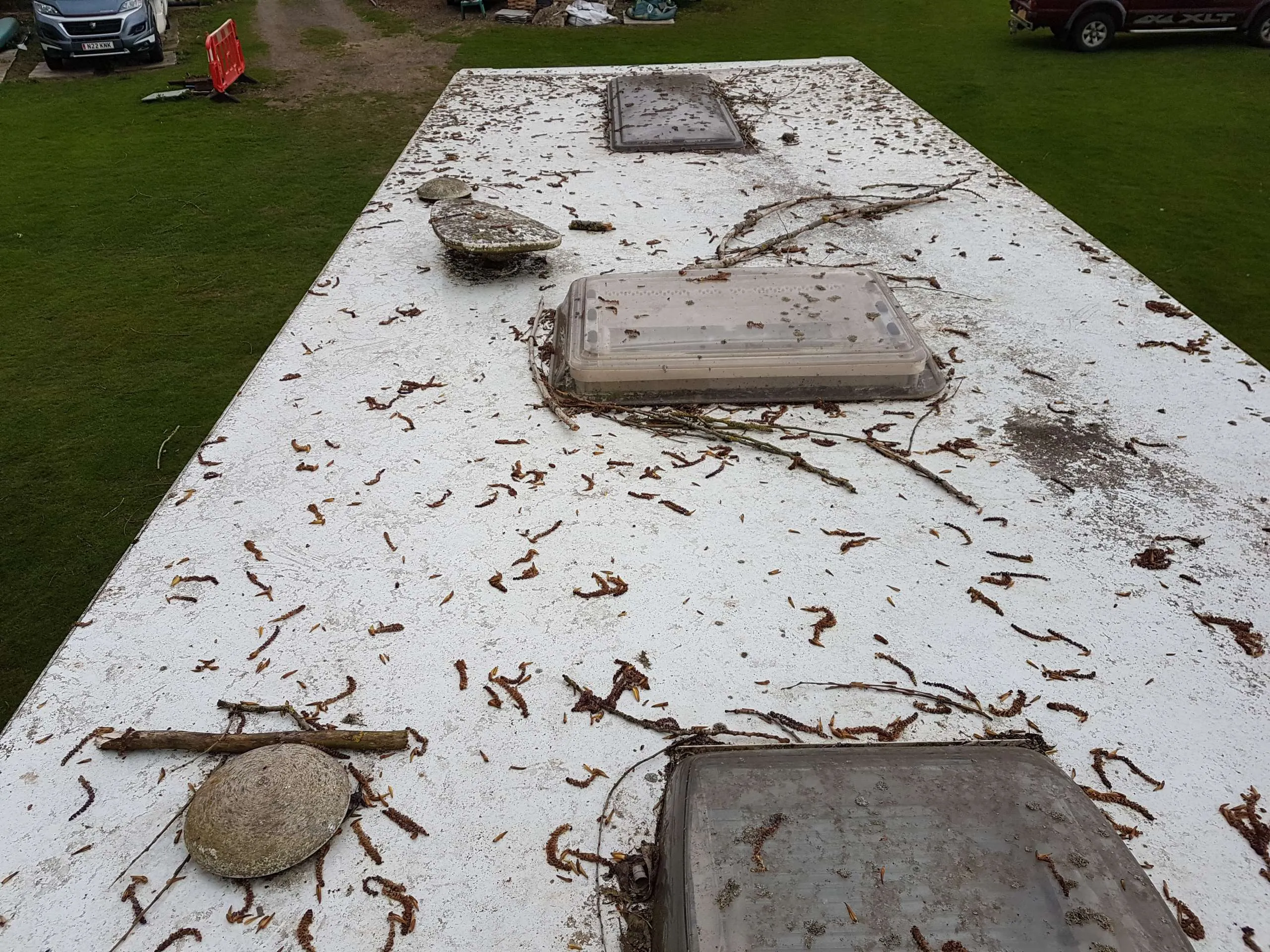 Caravan Roof Cleaning