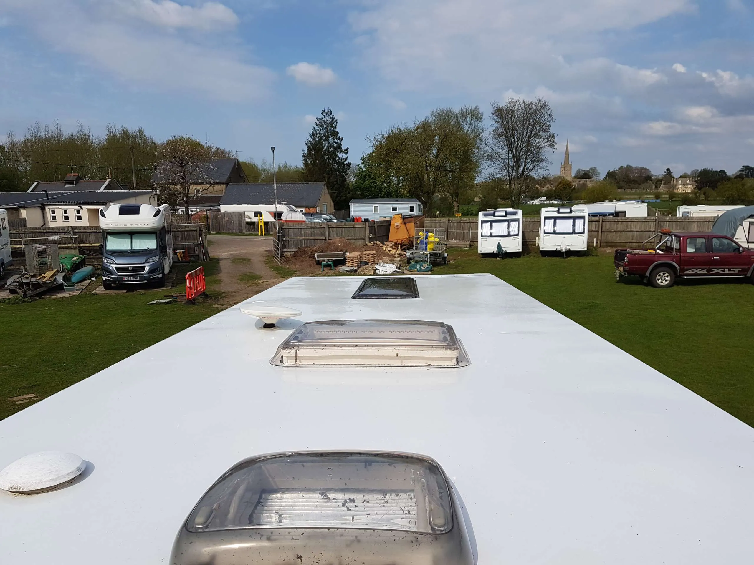 Caravan Roof Cleaning